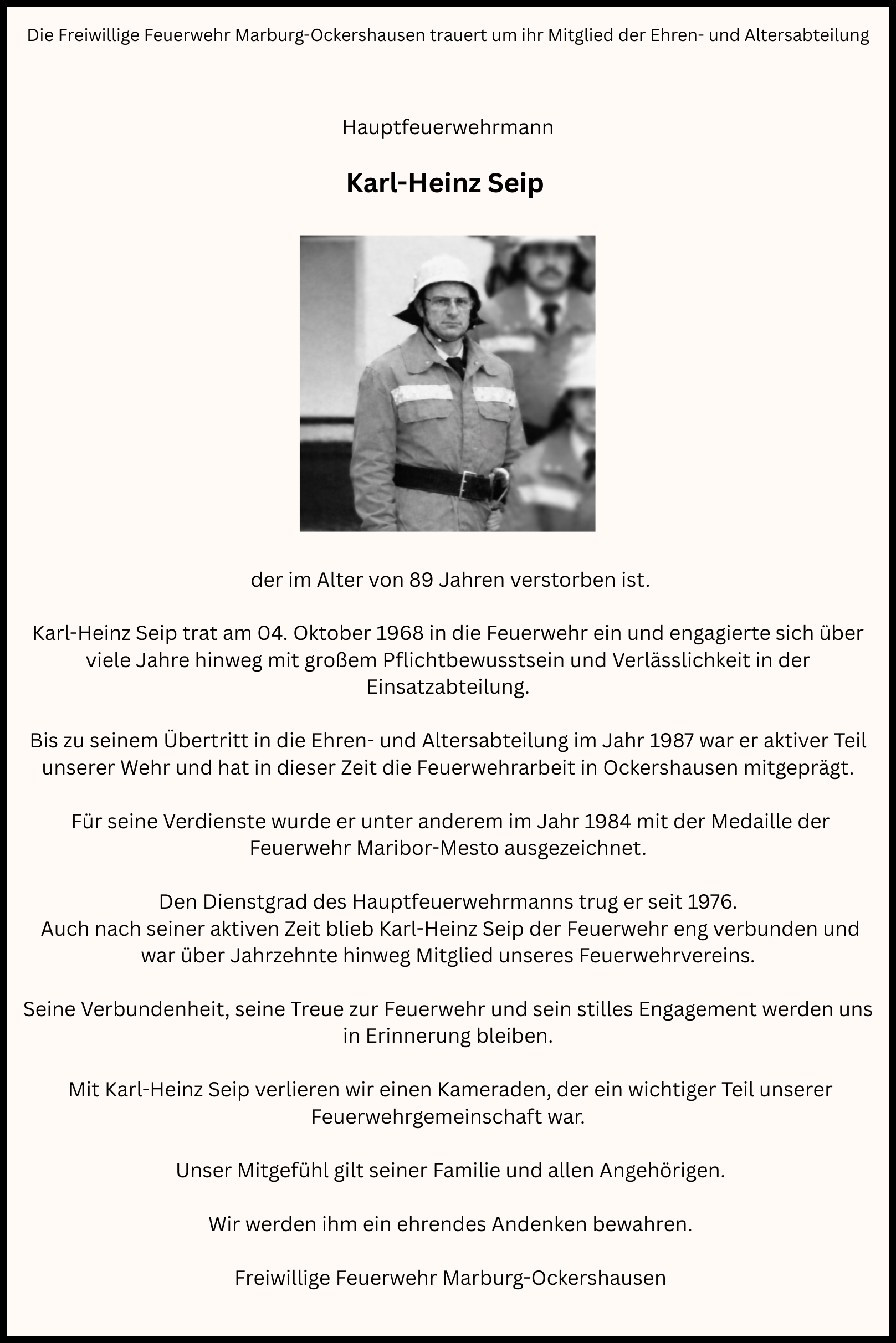 Karl Heinz Seip